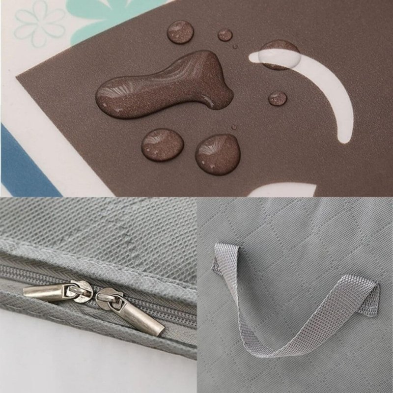 Pack 2 Sac de rangement Pliable pour vêtements à motifs de dessins animés Grande capacité - طقم2 قطع حقيبة تخزين ذات سعة كبيرة لللحاف والملابس
