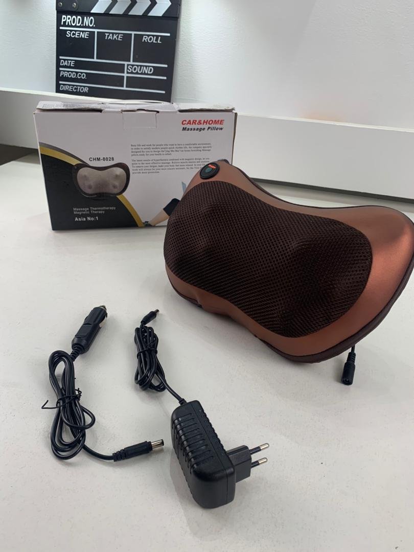 Oreiller Masseur chauffage IR, à partir du réseau 220 V et allume-cigare LuazON LMZ-046