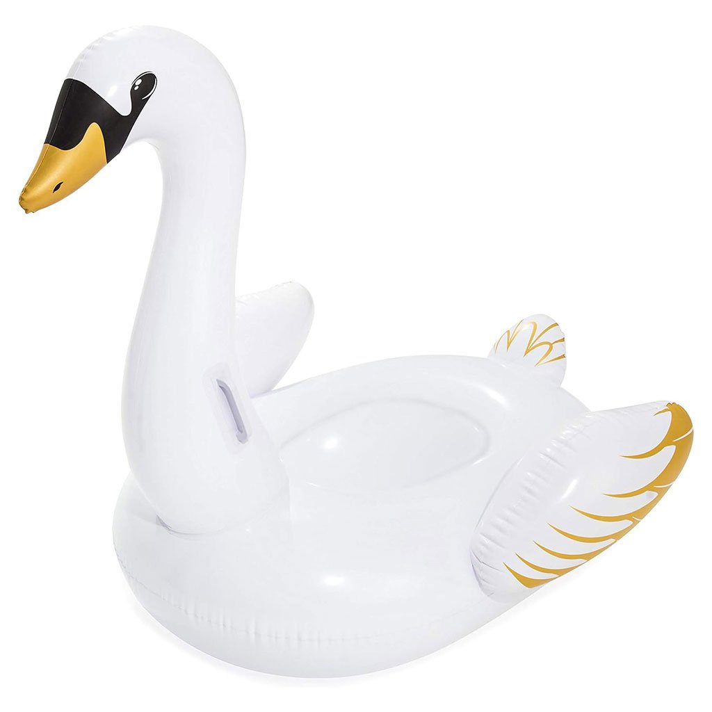 Bouée Géant Gonflable Cygne Avec 2 Poignées Bestway #41123