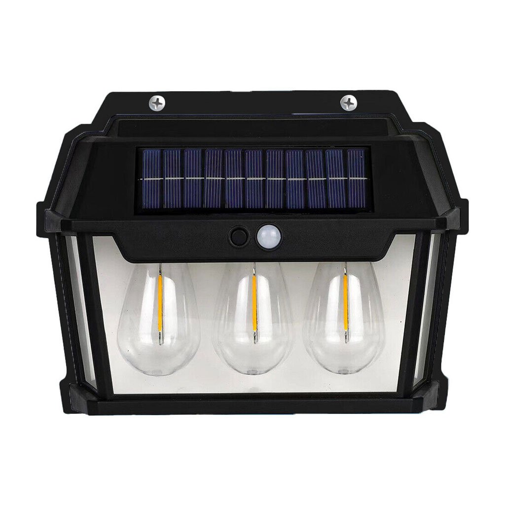 Triple Lanterne Vintage Bougie, nouvelle lampe murale à induction solaire