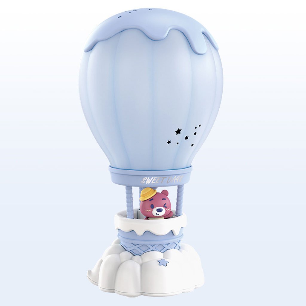 Lampe de table LED pour chambre d'enfant, rechargeable en forme de montgolfière