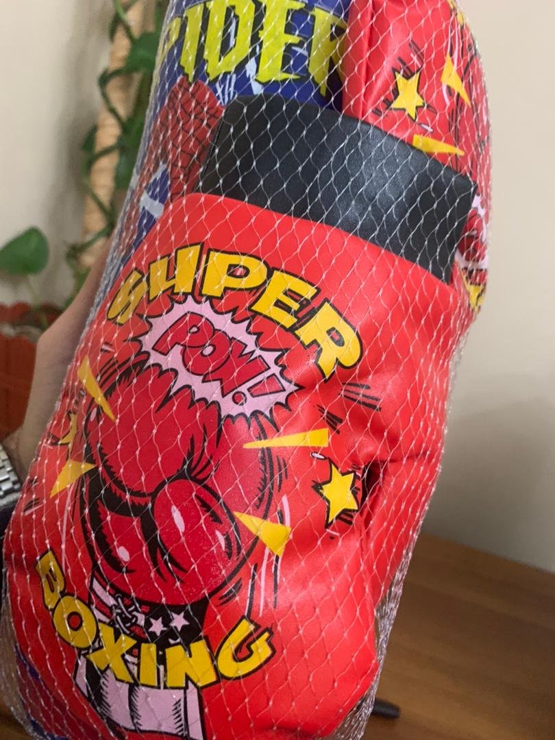 Ensemble de sac de boxe pour enfants Spiderman / Avengers