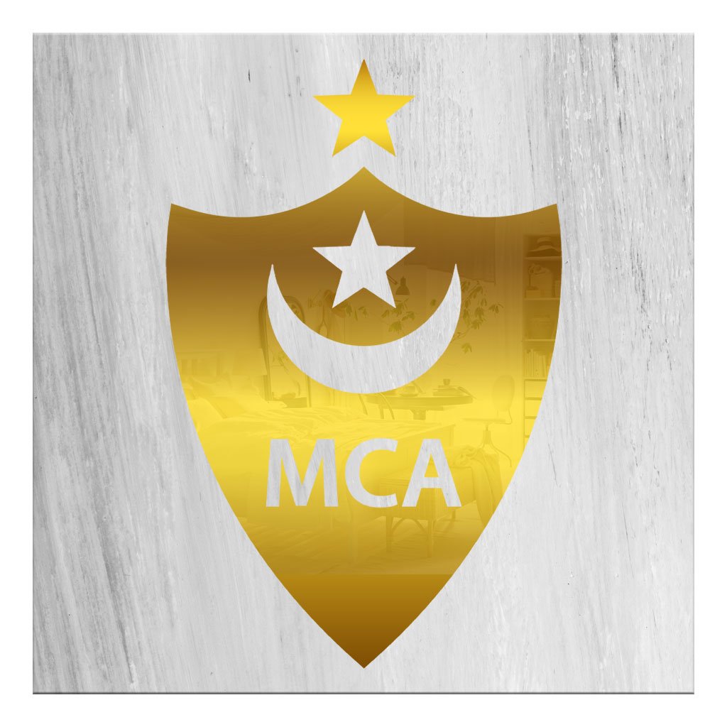 Cadre en Acrylique Effet Gold Miroir Motif Club MCA