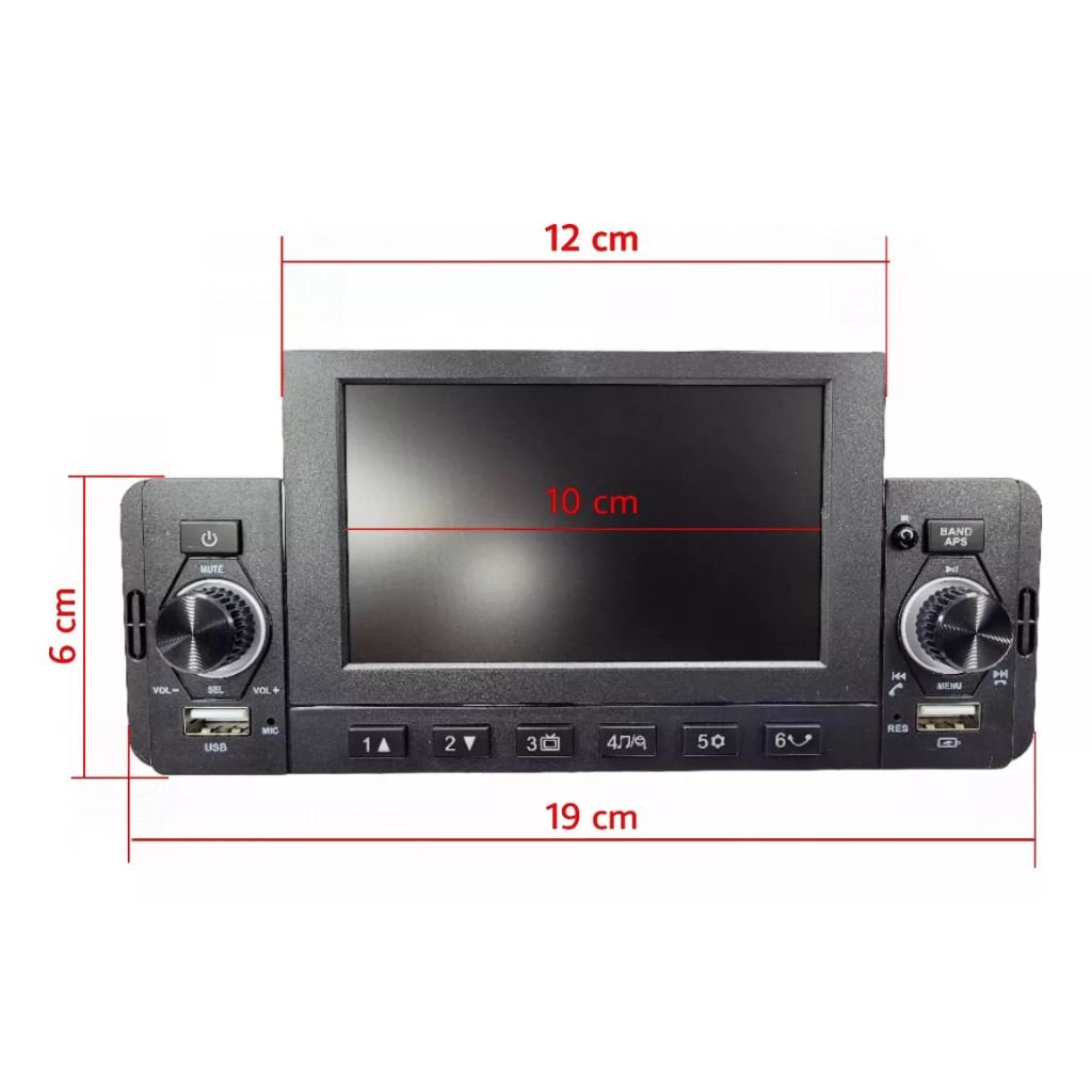Autoradio Bluetooth avec Écran MP5 et Fonction MirrorLink – راديو سيارة بلوتوث مع شاشة