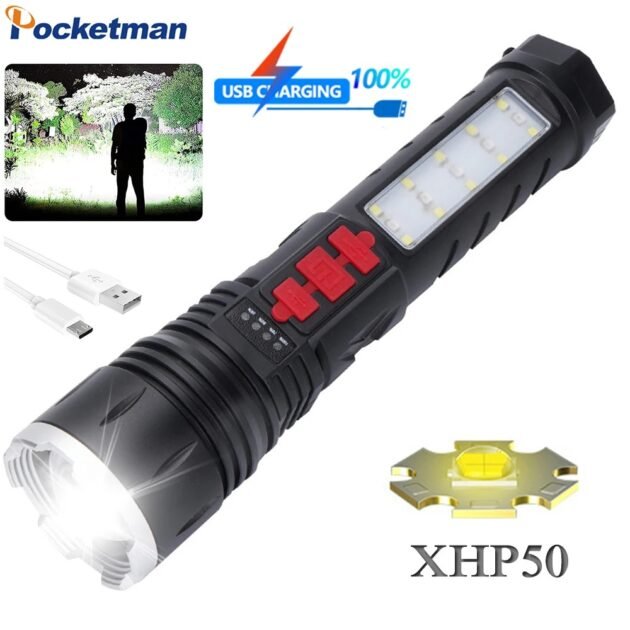 Lampe de Poche Téléscopique 50 LED – مصباح يدوي