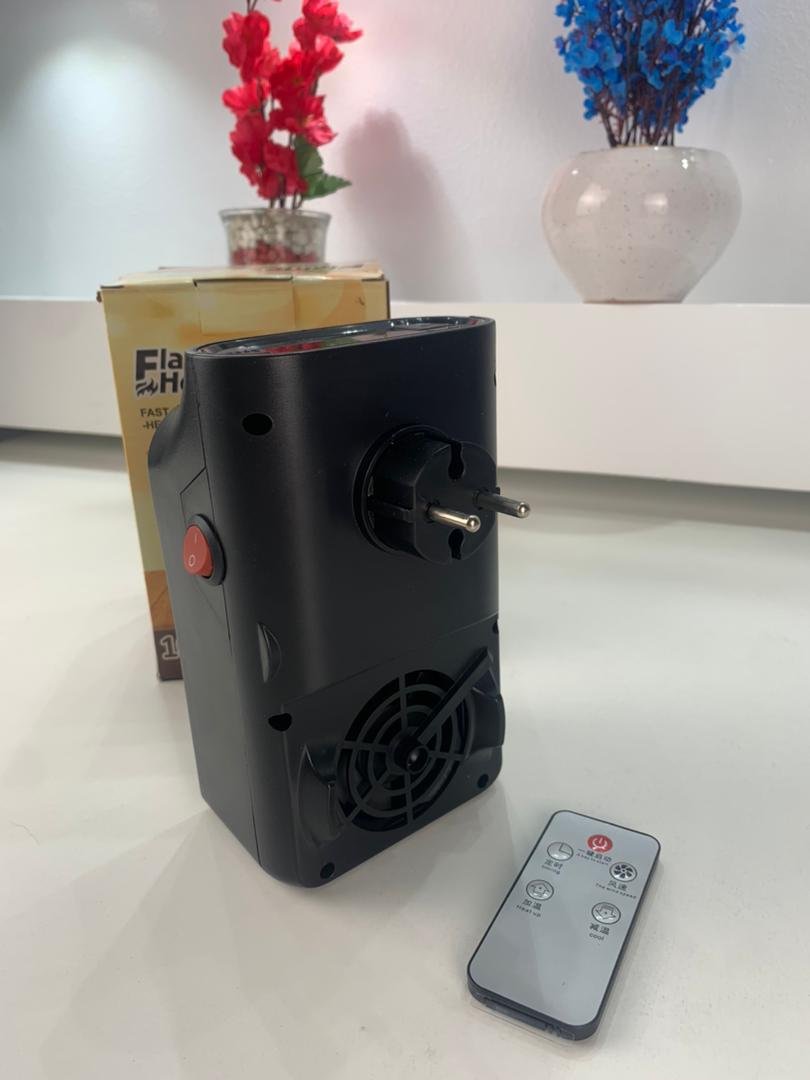 Chauffage Électrique Portable avec Effet Flamme 3D – مدفأة كهربائية محمولة بتأثير اللهب ثلاثي الأبعاد