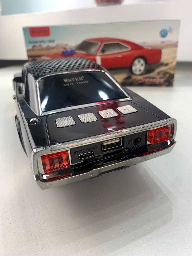 Voiture Haut-Parleur Bluetooth Sans Fil Rechargeable WSTER CAR 1968 – سيارة مكبر صوت بلوتوث لاسلكي