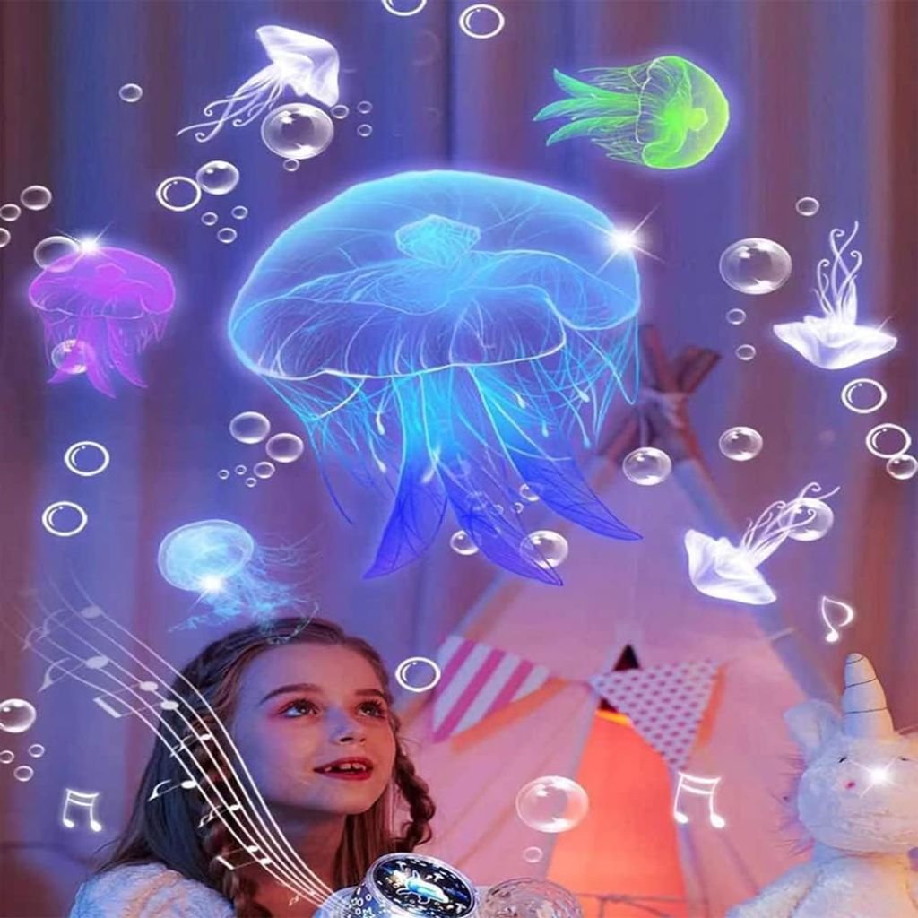 Projecteur de ciel étoilé pour enfants 2en1 - جهاز عرض ضوء ليلي بتصميم سماء النجوم للاطفال