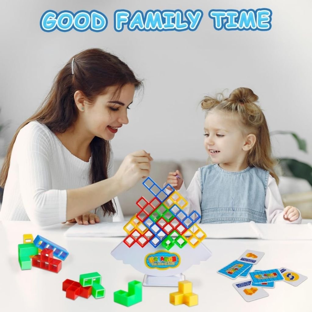 Jeu d'Équilibre Tetra Tower Balance Building Blocks – لعبة توازن