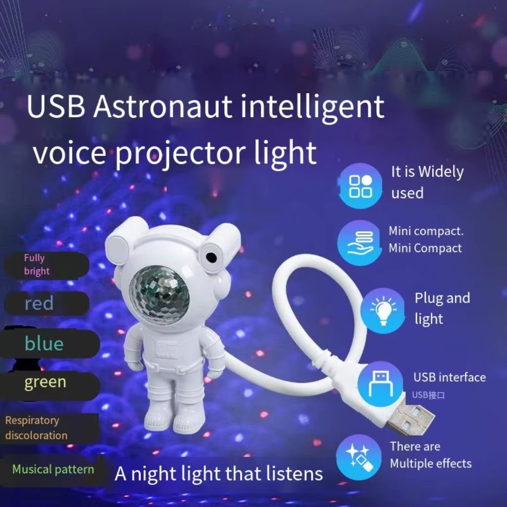 Astronut Projecteur LED Intelligente USB Veilleuse Galaxie & Astro Étoilée - بروجيكتور ذكي إضاءة ليلية