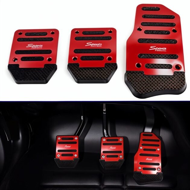 Kit de Pédales Antidérapantes Universelles pour Voiture -  دواسات السيارة غير القابلة للانزلاق