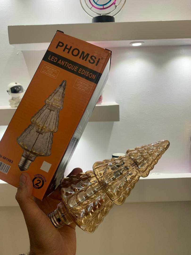 Ampoule Edison E27 à vis LED Motif Arbre – مصباح ديكور