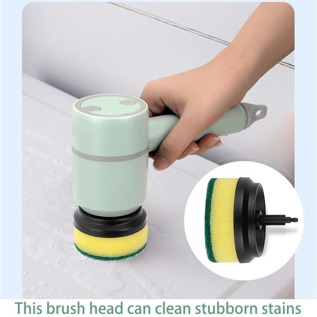Brosse de Nettoyage Rotative Très Utile pour Cuisine avec 2 Brosse – فرشاة تنظيف للمطبخ