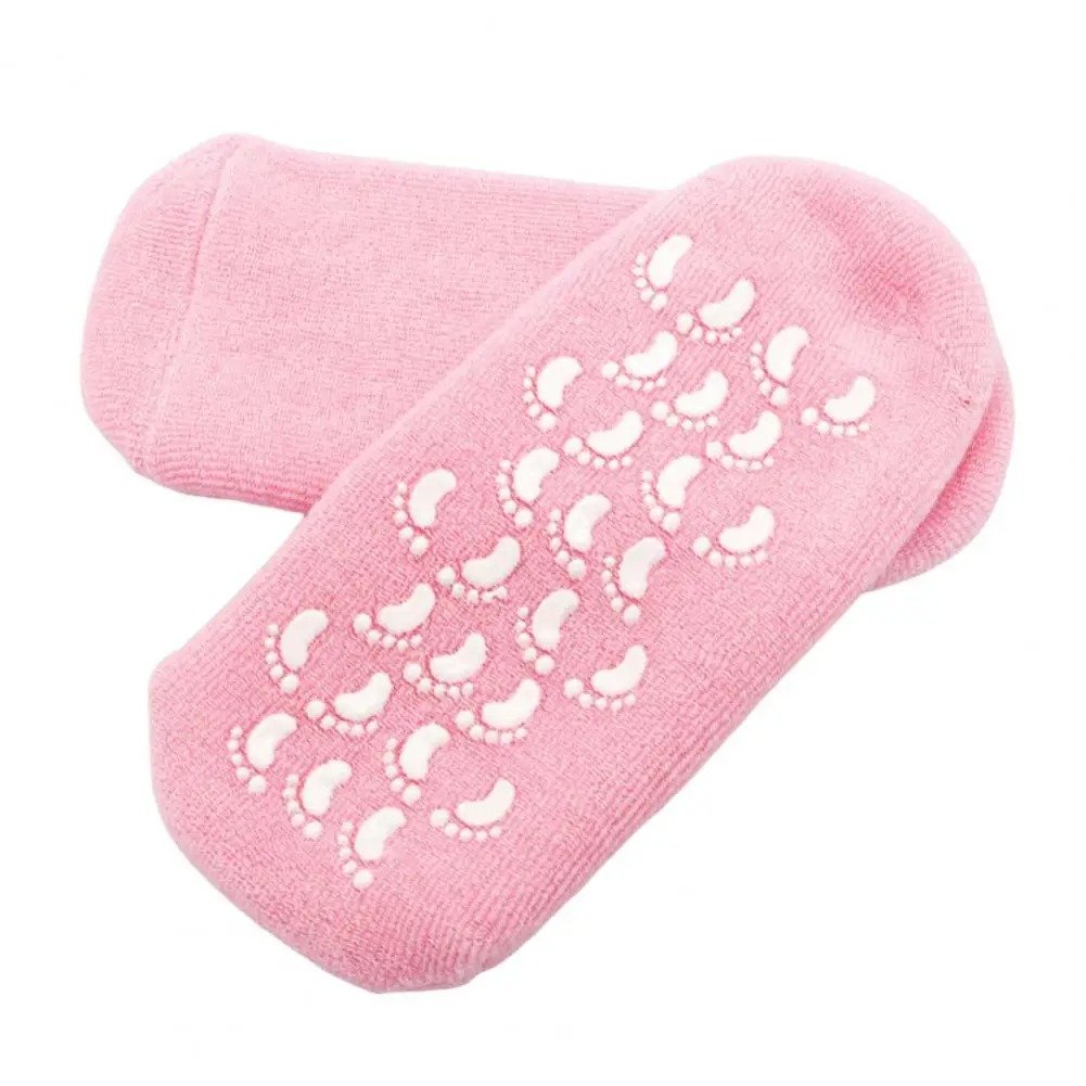 Pack Chaussettes en Gel de Silicone réutilisables avec Broyeur électrique de pieds – عرض خاص
