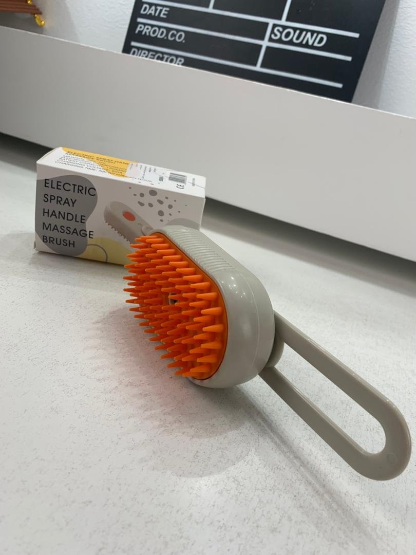 Brosse à vapeur pour chat autonettoyante 3en1 – فرشة تنظيف القطط