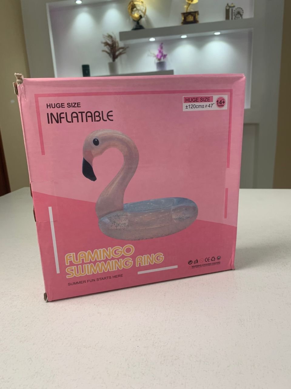 Bouée Gonflables en forme de Flamingo Rose -عوامة قابلة للنفخ فلامينجو