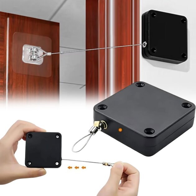 Ferme-porte automatique sans perforation – أداة غلق الباب أوتوماتكيا