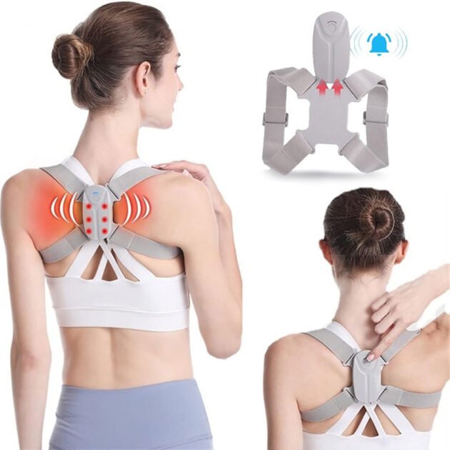 Ceinture de Correction de Posture Intelligente avec Vibration – حزام تصحيح وضعية الظهر