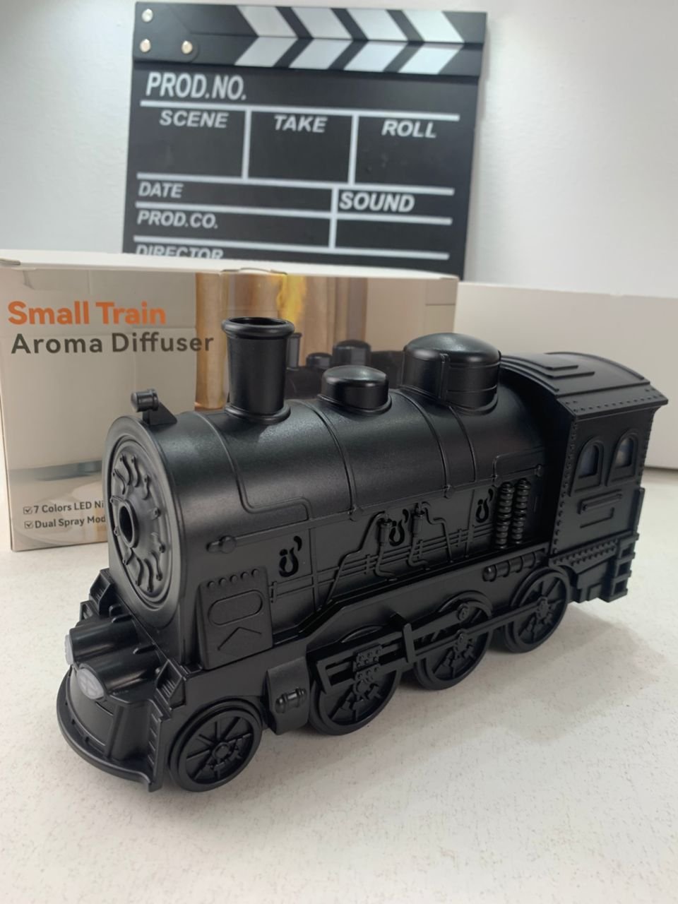 Train Diffuseur D Huiles Essentielles et Humidificateur Ultra-Silencieux de 300ml – معطر جو على شكل قطار