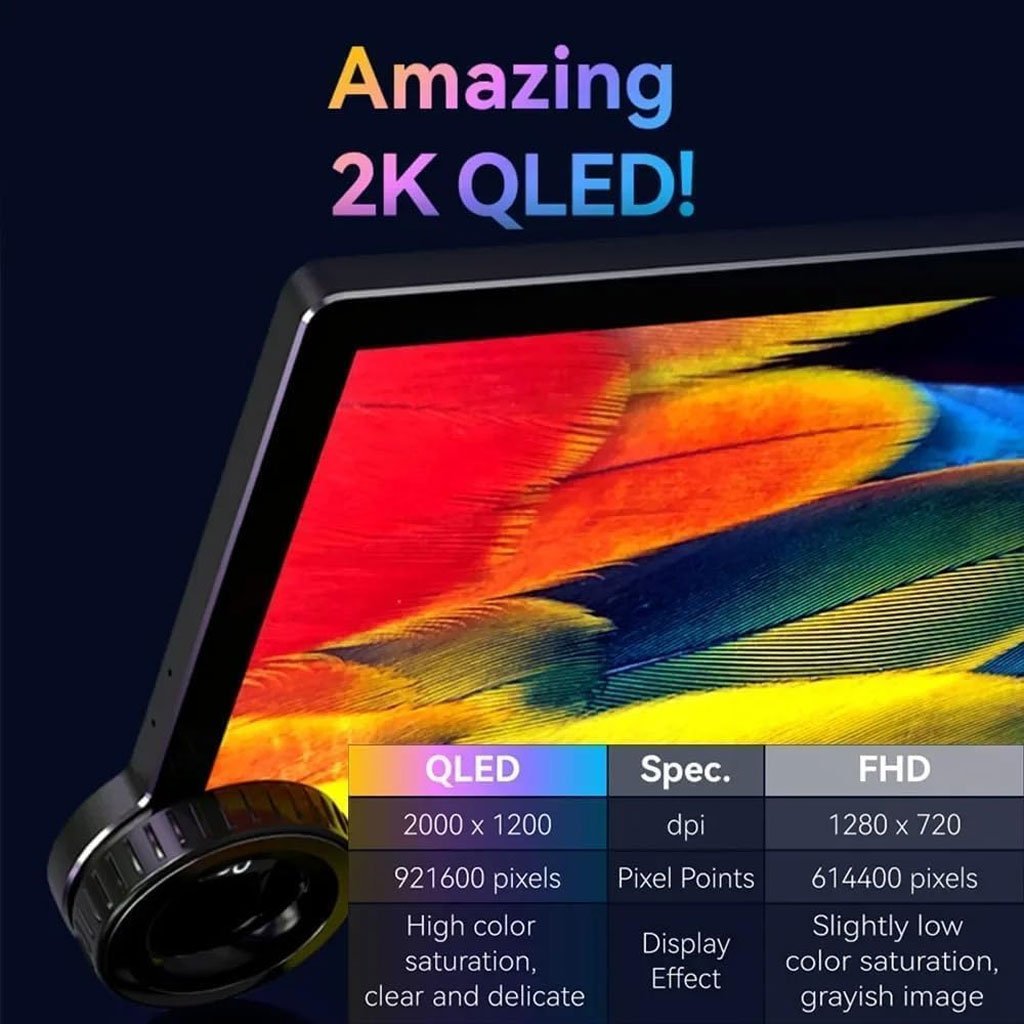 Diamond 2K Tablette de voiture Android 64GB compatible Apple CarPlay Android Auto – شاشة ذكية للسيارة