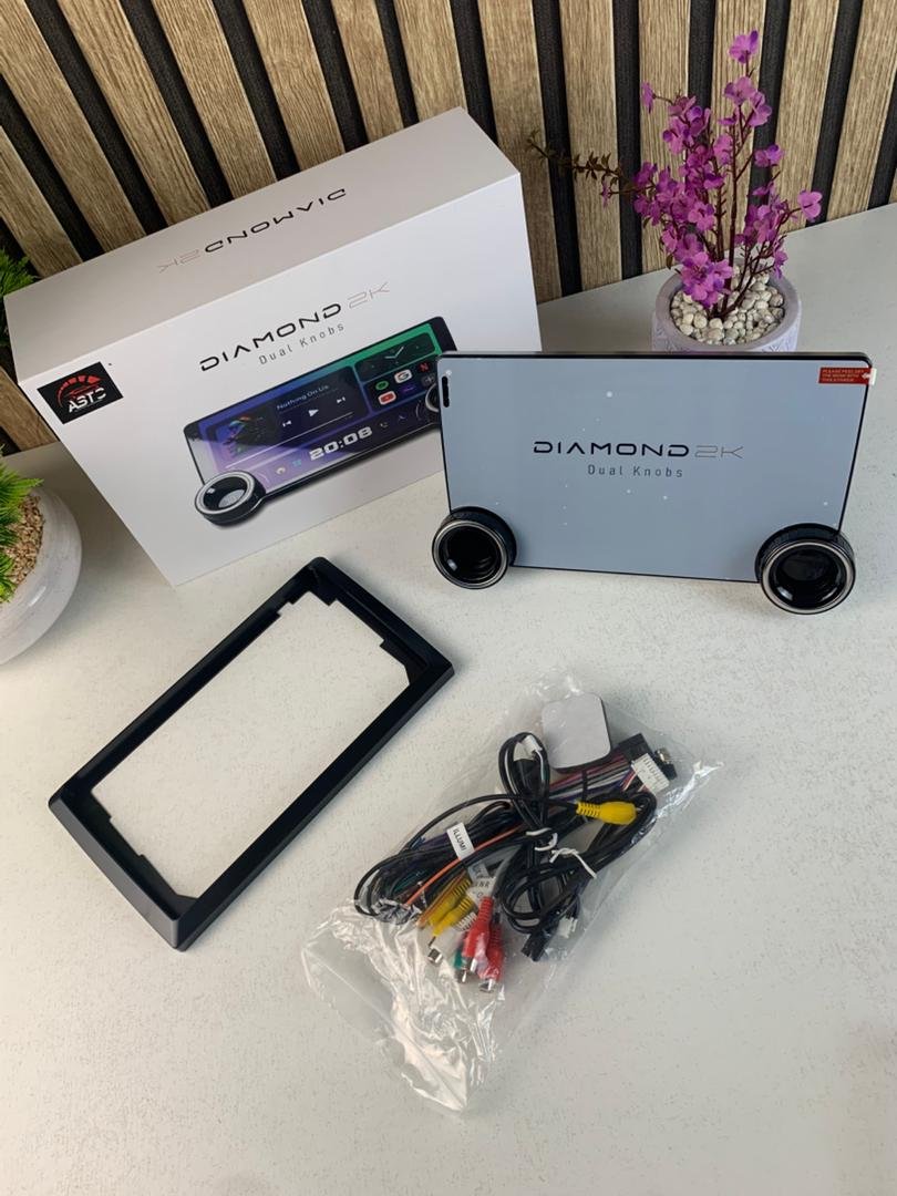 Diamond 2K Tablette de voiture Android 64GB compatible Apple CarPlay Android Auto – شاشة ذكية للسيارة