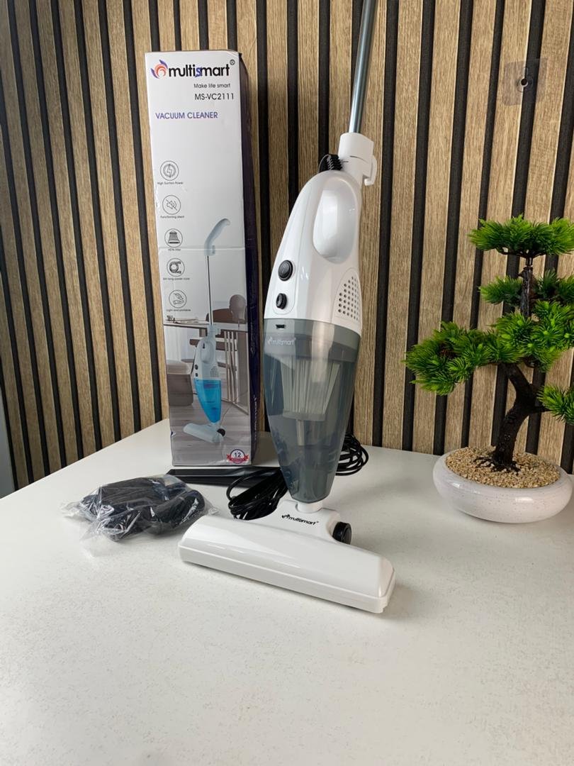 Balai Aspirateur Multismart 500W/14Kpa 2en1avec Filtre de Haute efficacité et 9 Têtes de Rechange – مكنسة كهربائية منزلية بعدة رؤوس
