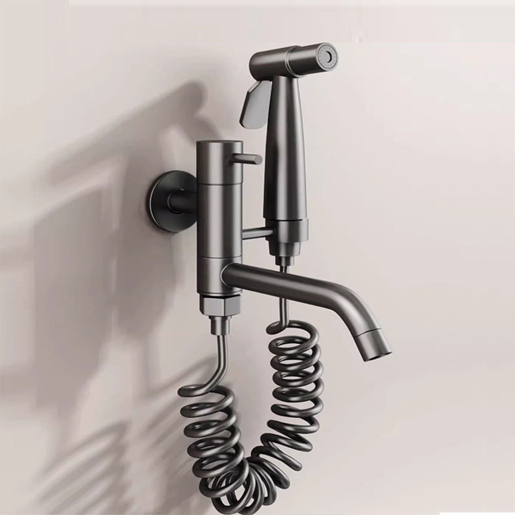 Pulvérisateur De Toilette À Haute Pression Avec Le Kit De Robinet V2 – رشاش مع صنبور حمام
