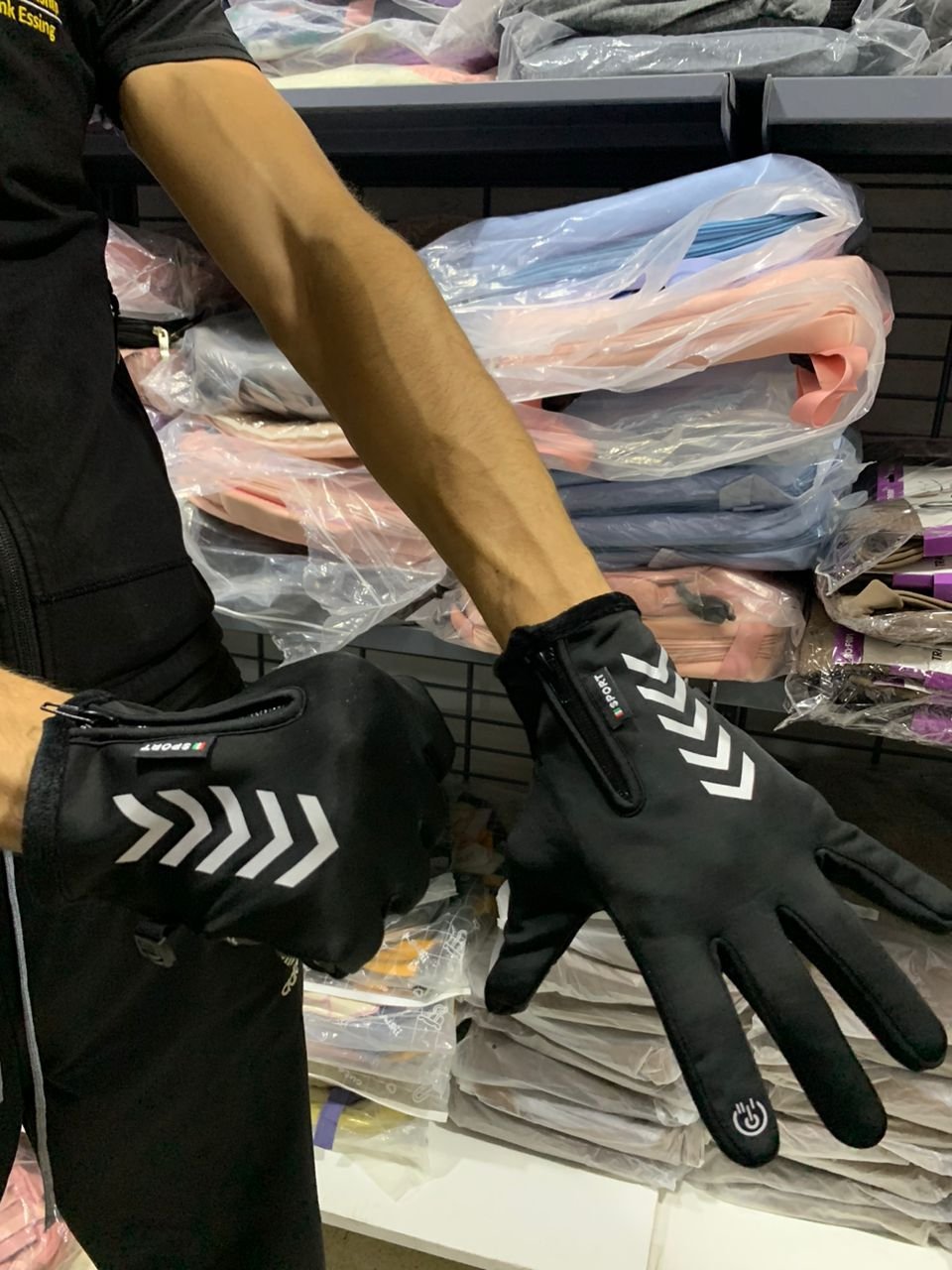 Pack d’hiver Pour Moto Combinaison Imperméable + gants thermiques + Cagoule V2