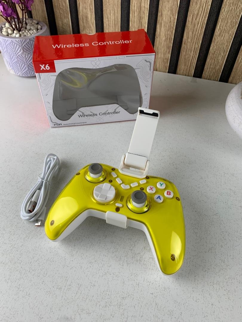 Manette de Jeu Sans Fil X6 Compatible P4,P3, Android, iOS, PC, Switch, TV Box – يد تحكم لاسلكية