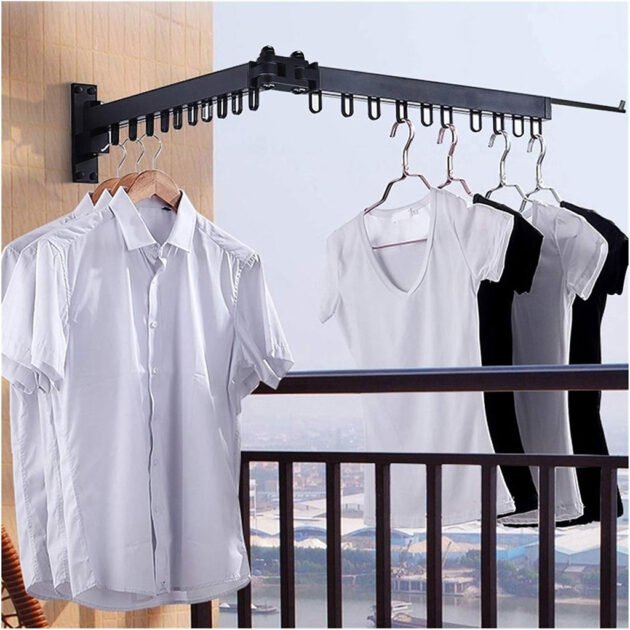 Séchoir à Linge Rétractable pour Gagner de L’espace – علاقة ملابس لتوفير المساحة