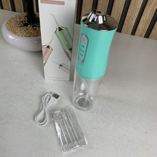 Hydropulseur dentaire électrique sans fil Rechargeable par USB – جهاز تنظيف الأسنان