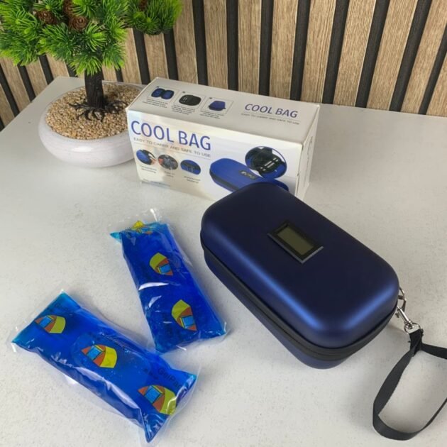 Trousse isotherme pour insuline avec écran afficheur de température