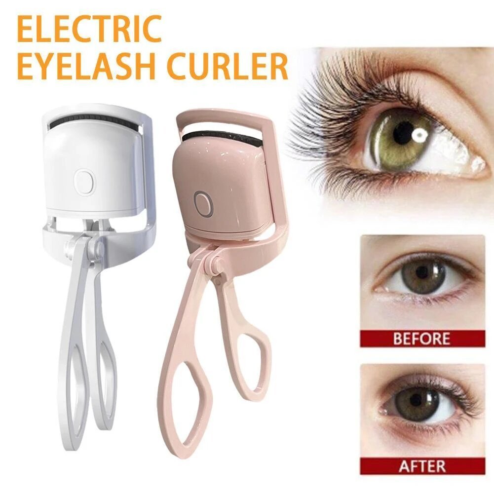 Recourbe-cils électrique portable avec un pince d'epilation thermique