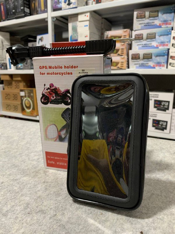 Support de téléphone Professionnel pour Le Guidon de Moto Imperméable et Rotative 360°