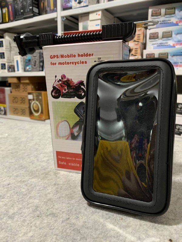 Support de téléphone Professionnel pour Le Guidon de Moto Imperméable et Rotative 360°