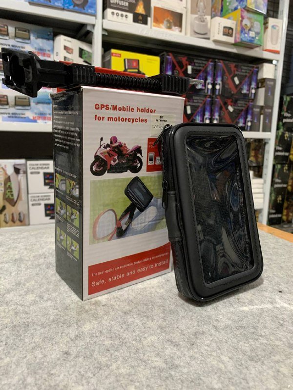 Support de téléphone Professionnel pour Le Guidon de Moto Imperméable et Rotative 360°