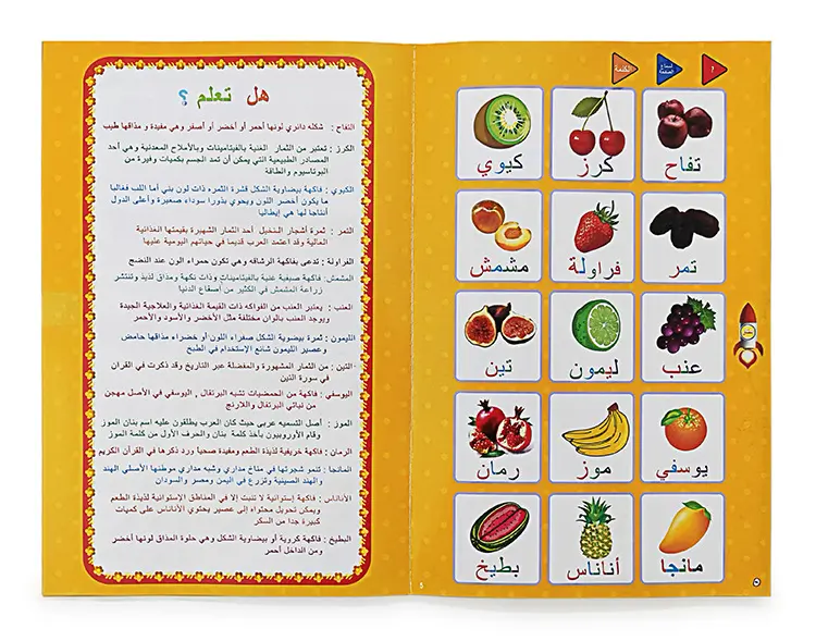الكتاب الالكتروني للمفردات العربية لتعليم سهل و مرح Livre Electronique De Vocabulaire Arabe Pour Un Apprentissage Facile Et Amusant