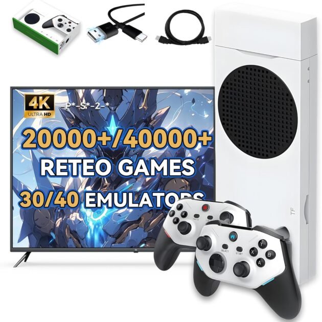 Console Game Stick Retro 4K M88 avec 30000+ Jeux et 2 Manettes Sans Fil - جهاز ألعاب الفيديو ريترو